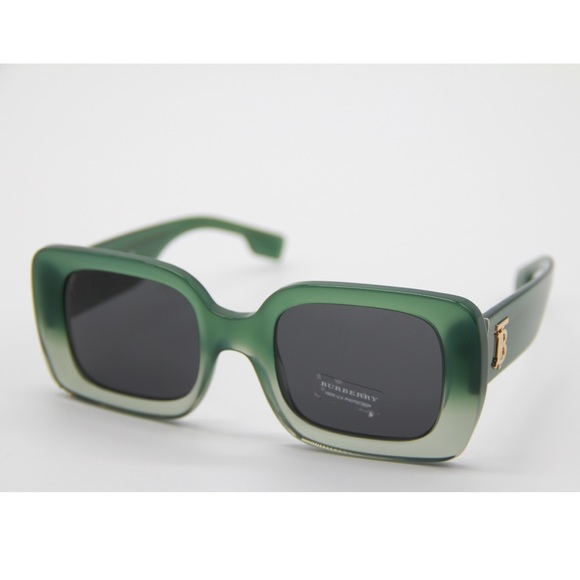 New BURBERRY BE4327 3913/87 Green Sunglasses